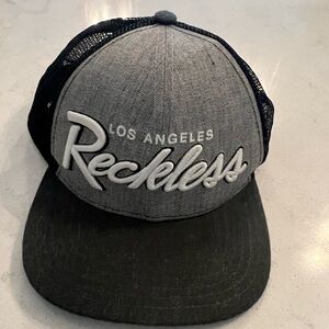 Los Angeles Reckless Gray and Black Cap